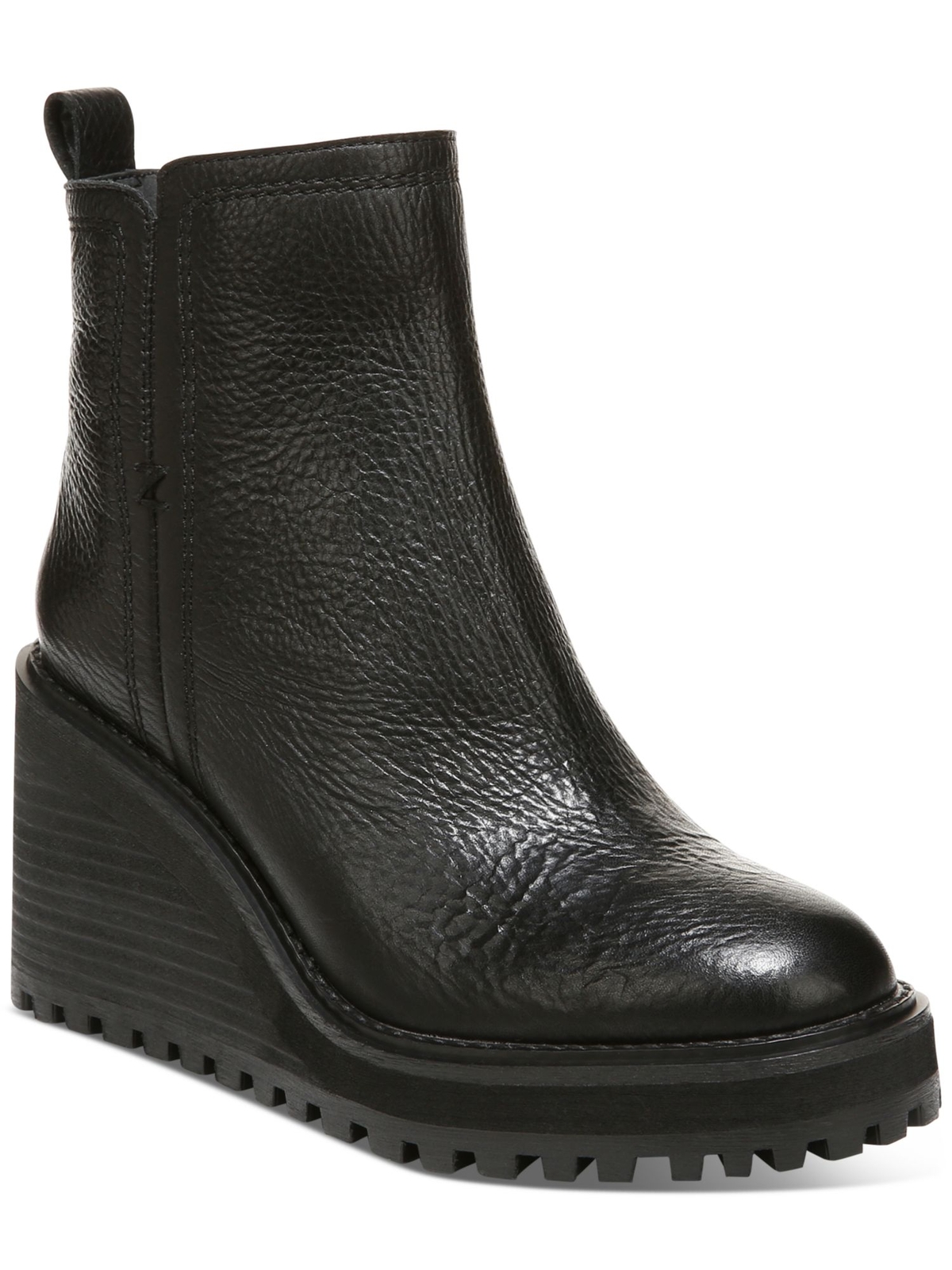 Женские черные ботильоны ZODIAC с супинатором Julie на танкетке с круглым носком и застежкой-молнией, 9,5 М