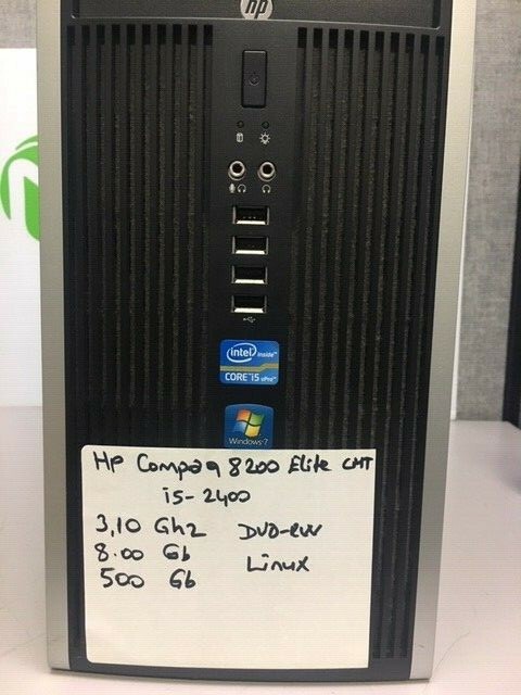 HP Compaq 8200 Tower Intel Core I5 2400 3.10Ghz 8GB 500GB DVD/RW