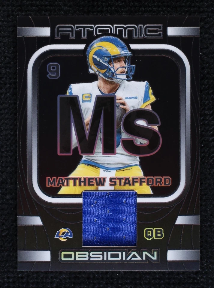 2023 Panini Obsidian Matthew Stafford #AMA-MST