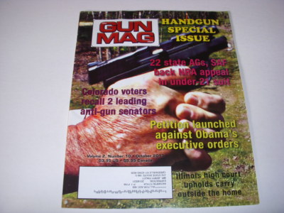 THE GUN MAG Magazine, October, 2013, HANDGUN SPECIAL ISSUE, S&amp;W SPRINGFIELD GUNS | eBay