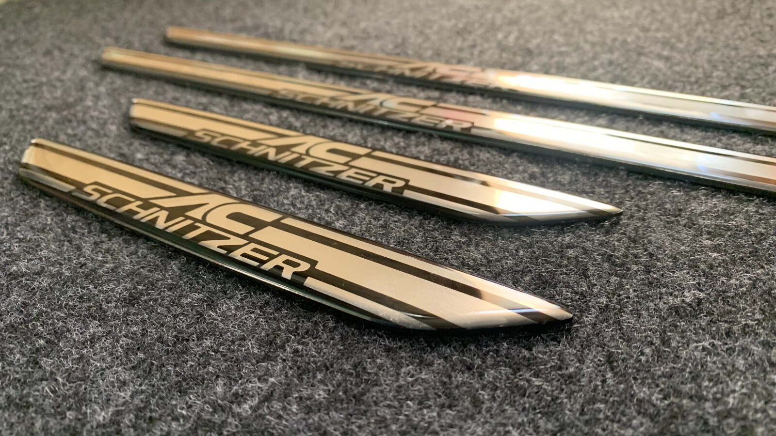 BMW E39 DOOR SILLS TRIMS 19952004 AC SCHNITZER STYLE 4 PCS SET eBay