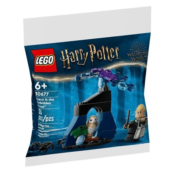 LEGO Harry Potter Draco in Forbidden Forest Wizarding World Owl 30677 (SEALED)