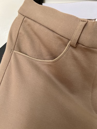 HR FARM Women's Equestrian Riding Breeches Full Seat Silicone Grip 32 Beige NWT - Picture 8 of 12