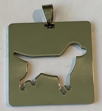 BEAUTIFUL SILVER CUTOUT LABRADOR RETRIEVER DOG NECKLACE  23 DOG LOVERS