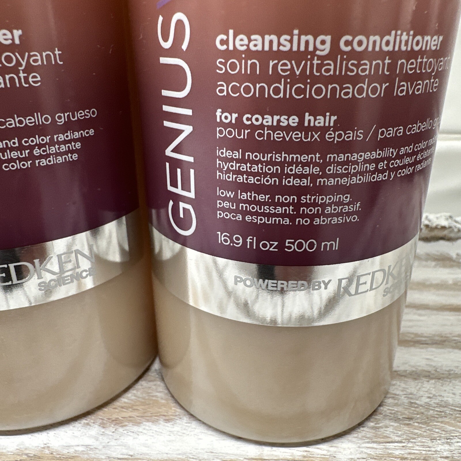 Redken Genius Wash Cleansing Conditioner for Coarse Hair Lot of 2 eBay