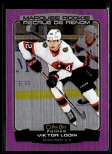 2022-23 O-Pee-Chee Platinum Matte Pink Viktor Lodin Ottawa Senators #242