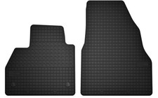 Gummi Fußmatten Vorne für Renault Kangoo II Bj. 2008-2021  Passgenau Schwarz