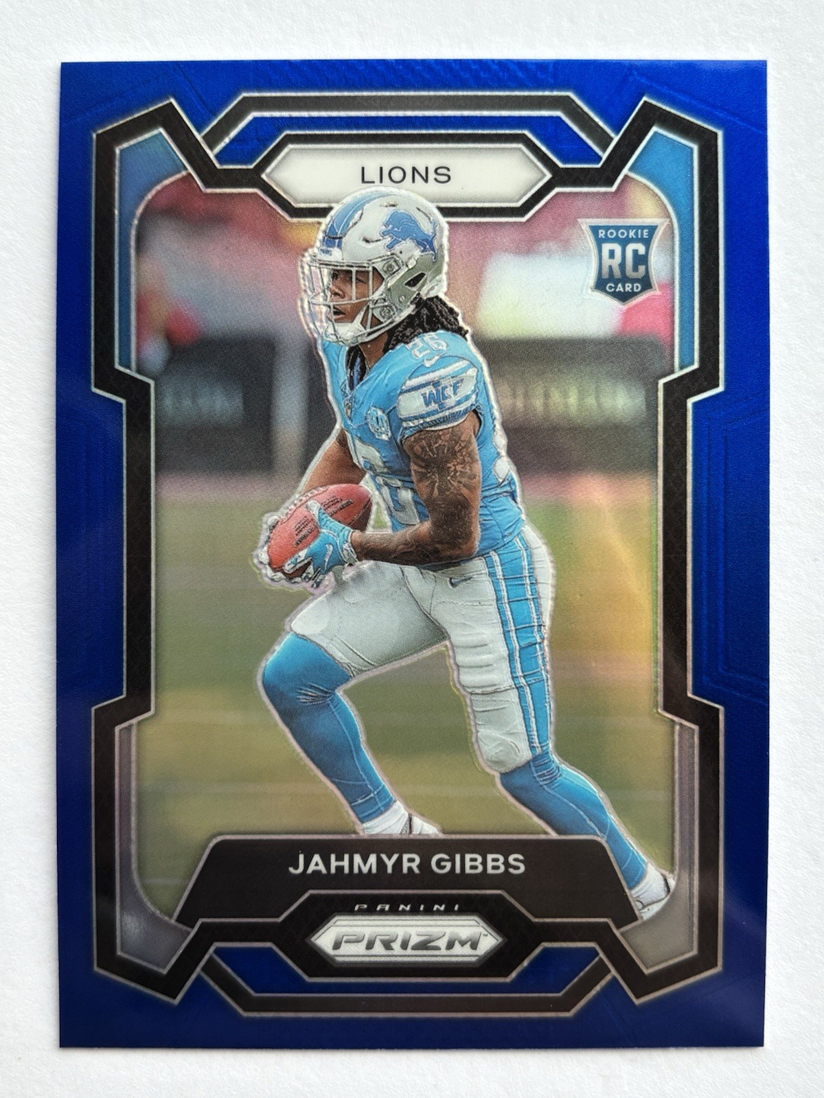 2023 Panini Prizm Jahmyr Gibbs Retail Blue SSP #331 Rookie Detroit Lions