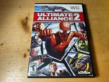 Jeu Marvel Ultimate Alliance 2 Sur Nintendo Wii, Complet Boîte Notice, Bon état
