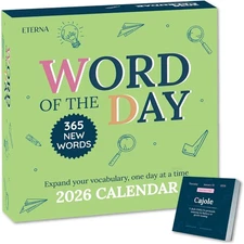 2026 Word of the Day Daily Calendar | To Tear Off 2026 