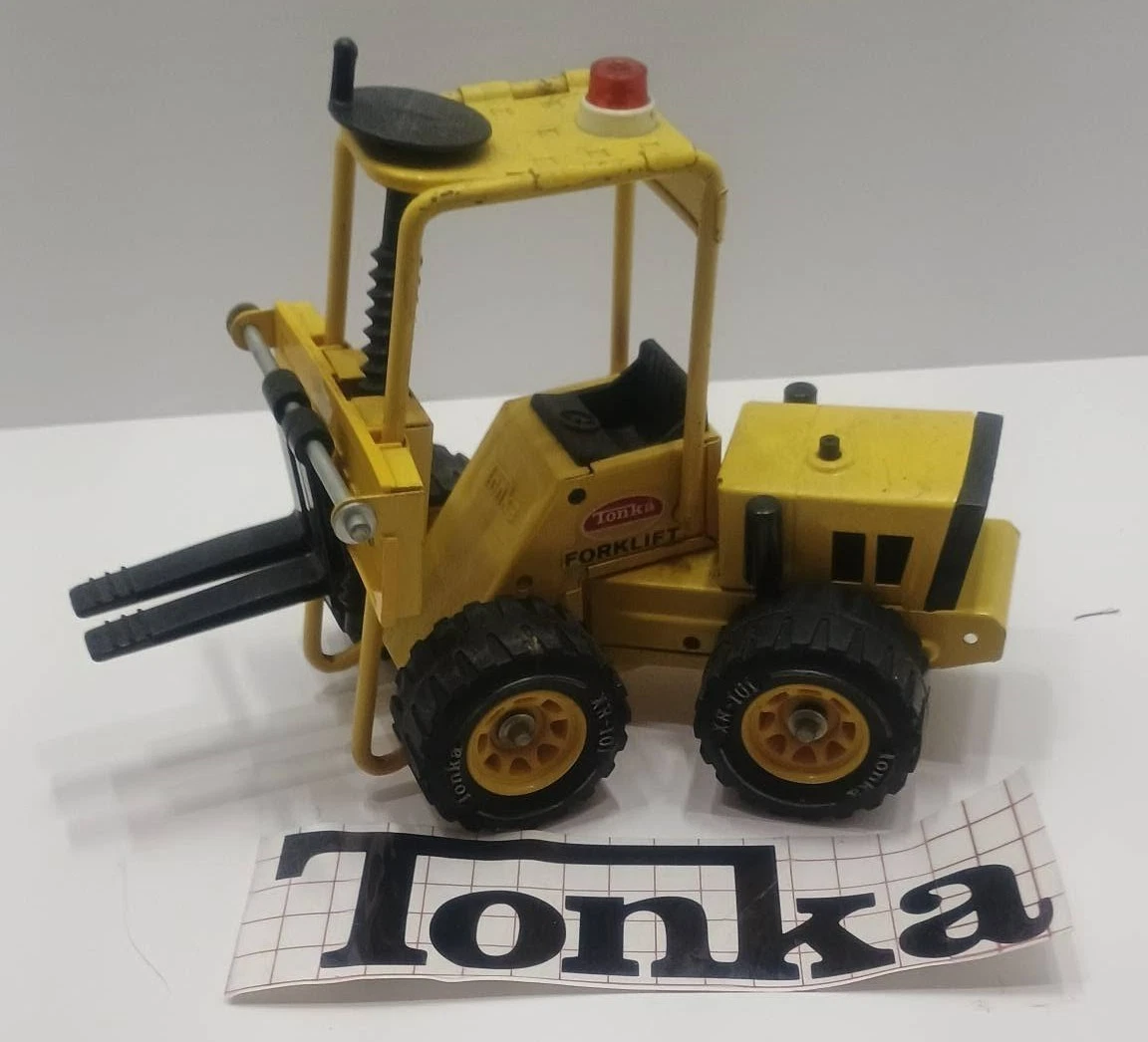 Tonka Forklift Indiana Vintage Manufacture Diecast Construction