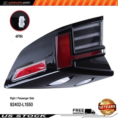 Full LED Rear Tail Light Passenger Right For 2024 2025 Hyundai Sonata 92402L1550