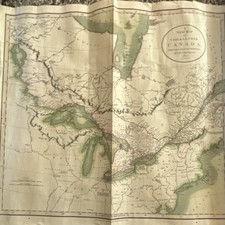 John Cary Map of Upper & Lower Canada 1807 An...