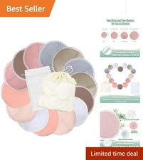 Ultra Absorbent Breastfeeding Pads - 14 Pack with Storage Solutions for Moms