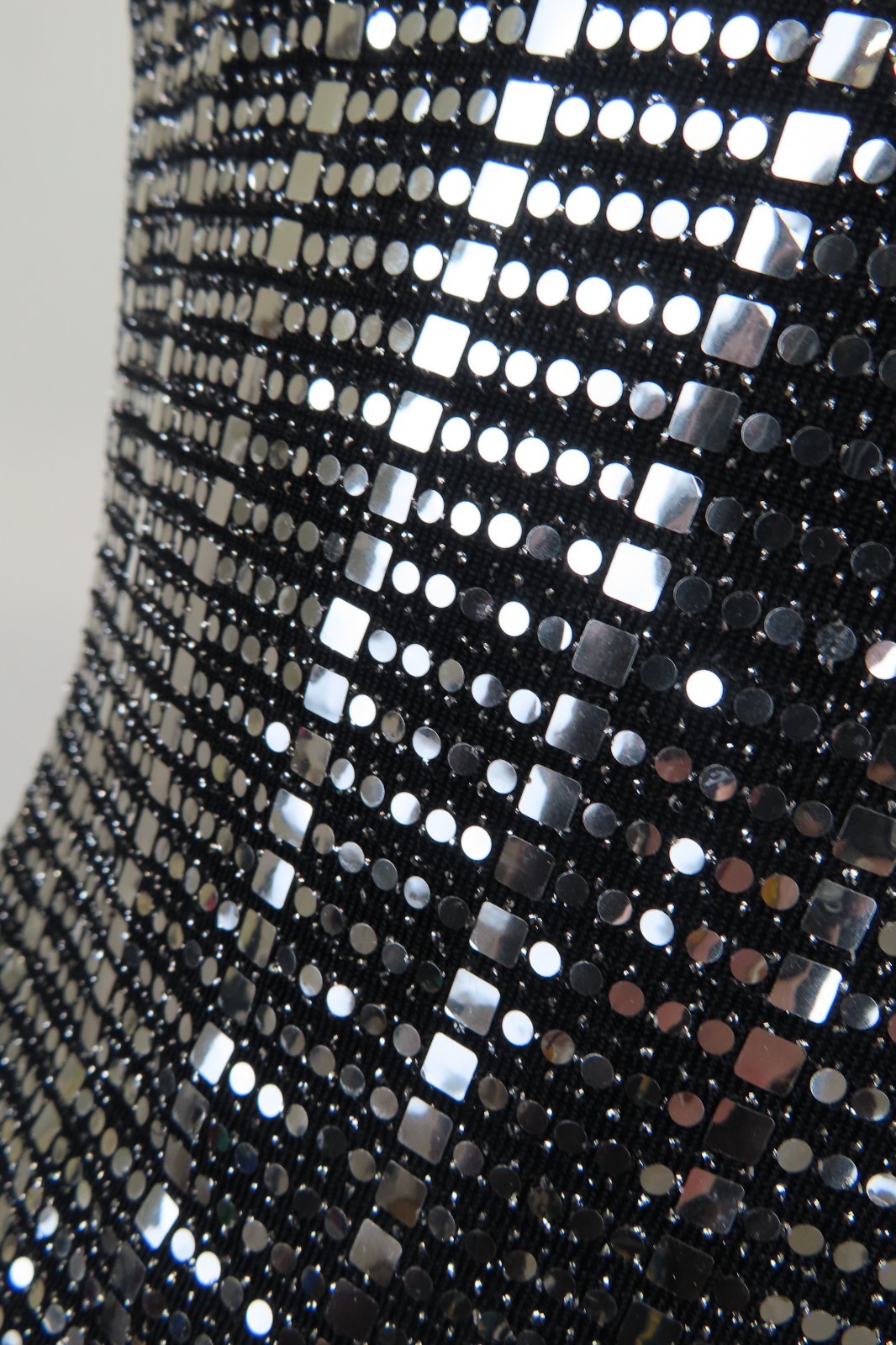 Zara Basic Silver Black Sparkle Glitter Embellish… - image 8