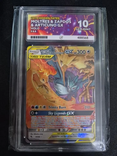 Moltres & Zapdos & Articuno GX 44/68 Hidden Fates Ace 10 - Perfect Subs - ENG