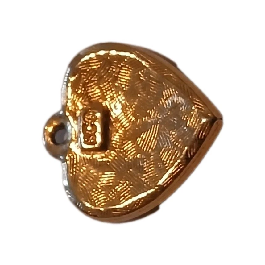 金色红色和紫色心形吊坠/吊饰小号 — 第 4/4 张图片