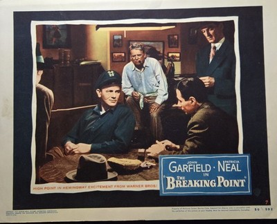 THE BREAKING POINT (1950) Lobby Card #7   John Garfield, Warner Bros NSS 50/592