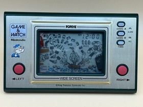 Nintendo Game & Watch POPEYE PP-23 1981 Near Mint In Box