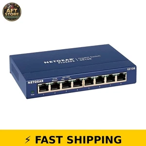 NETGEAR 8-Port Interrupteur Ethernet Gigabit non géré GS108