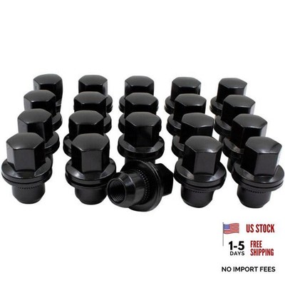 20 Pcs M14x1.5 14x1.5 Thread OEM Style Lug Nuts Long Chrome 7/8'' 22mm Hex