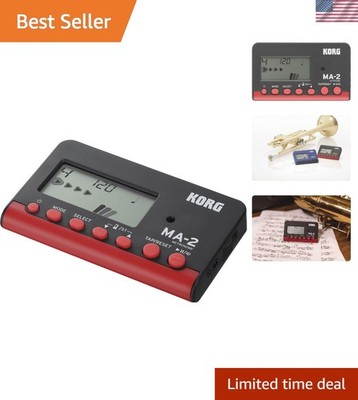MA-2 Metronome: Stainless Steel Design, 3 Tempo Settings for Precision Practice