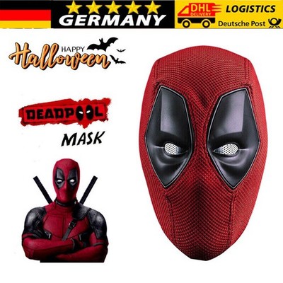 Halloween Karneval Cosplay Deadpool Kostüm Maskes Superheld Fancy Dress-up Party