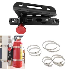 Quick Release Aluminum Roll Bar Fire Extinguisher Mount Holder Compatible wit...
