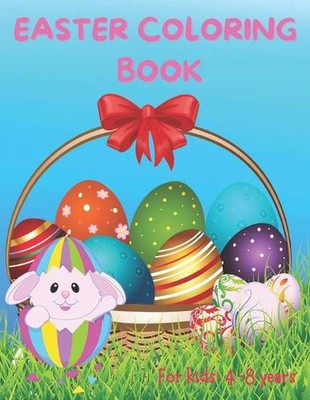Malbuch Ostern für Kinder: 4-8 Jahre: 50 süße Bilder für Ostern, Ostereier