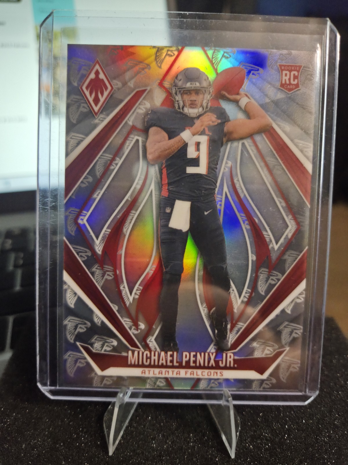 2024 Panini Phoenix - Rookies Michael Penix Jr. #229 Team Logos /299 (RC)