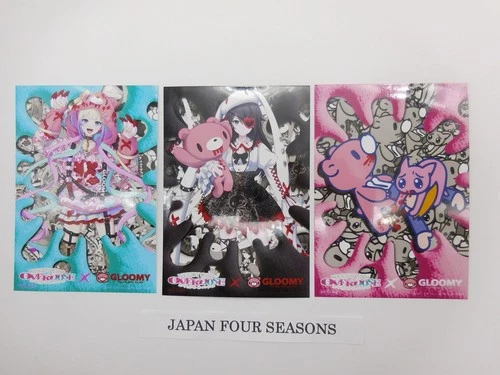 NEEDY GIRL OVERDOSE x GLOOMY Bromide Complete Set of 3 Japan Limited