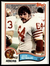 1982 Topps #491 Jack Reynolds