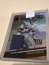 2019 Panini Unparalleled Touchdown Trends Saquon Barkley Patch