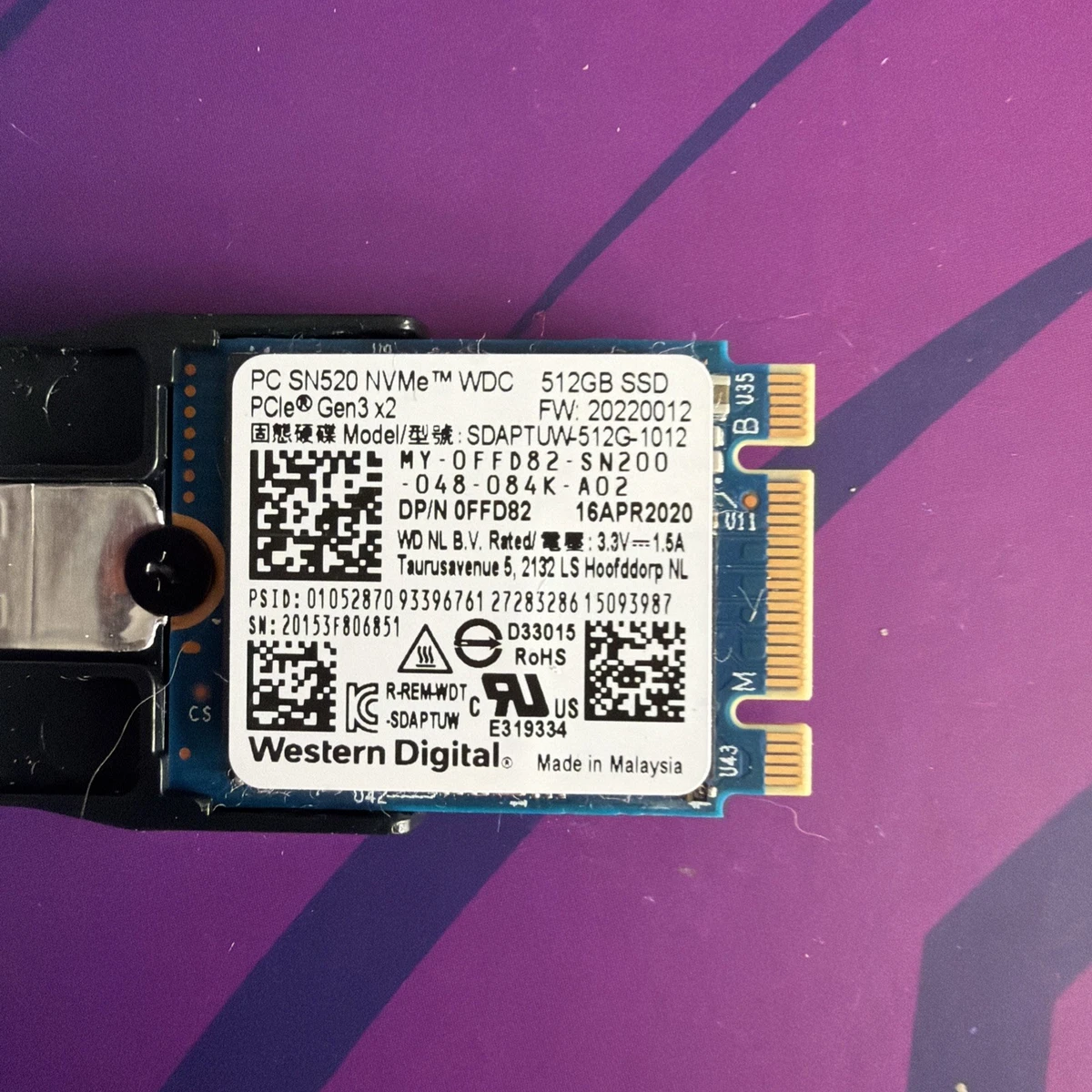 Western Digital 512 GB Solid State Drives for sale - eBay