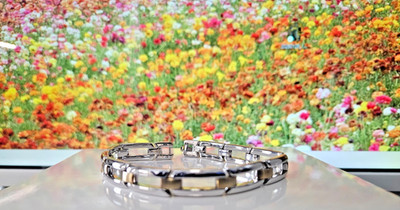 DOLAN BULLOCK Sterling Silver Bracelet w 14k gold accents DBR0108100 usa made