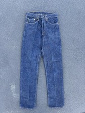 Rare Vintage 60s RAW Levi  s Strauss Jeans Big E Indigo Blue 505 0217 27x32