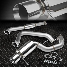 4 Rolled Tip Muffler Stainless Catback Exhaust System For 00-05 Mit Eclipse V6 4 Rolled Tip Muffler Stainless Catback Exhaust System For 00-05 Mit Eclipse V6
