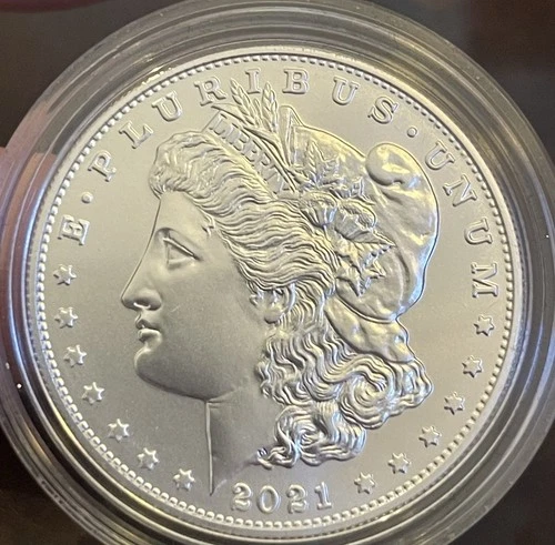 2021 D Morgan Silver Dollar ~ DENVER ~ NEW MS with OGP ~ .999 PURE Silver