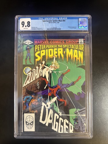 Spectacular Spider-Man #64 CGC 9.8 1st App Cloak & Dagger 1982 Marvel Comics