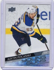 2020-21 Upper Deck Series 2 Austin Poganski Young Guns St Louis Blues