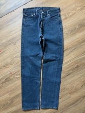 Vintage 90s Levis 501 Womens USA Made 1996 Button Fly Dark Gray Wash 28x32