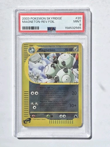 Pokemon Magneton - 20/144 - Rev Foil - PSA 9