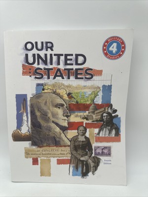 Bob Jones Our United States Heritage Studies 4 Student Text - 4th Grade History