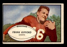 1953 Bowman #43 Frank Gifford SP G/VG X3699265