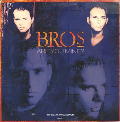 Bros Are You Mine? Vinyl Single 12inch NEAR MINT Columbia