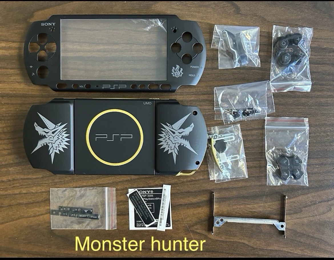 USA VERSION Sony PSP 3000 playstation clear blue, purple, red