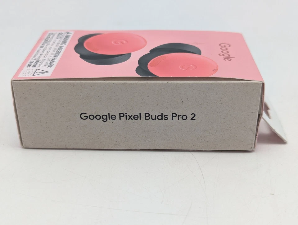 Google Pixel Buds Pro 2 Bluetooth Earbuds w/ ANC In Peony | GA05761-US - Image 2 of 4