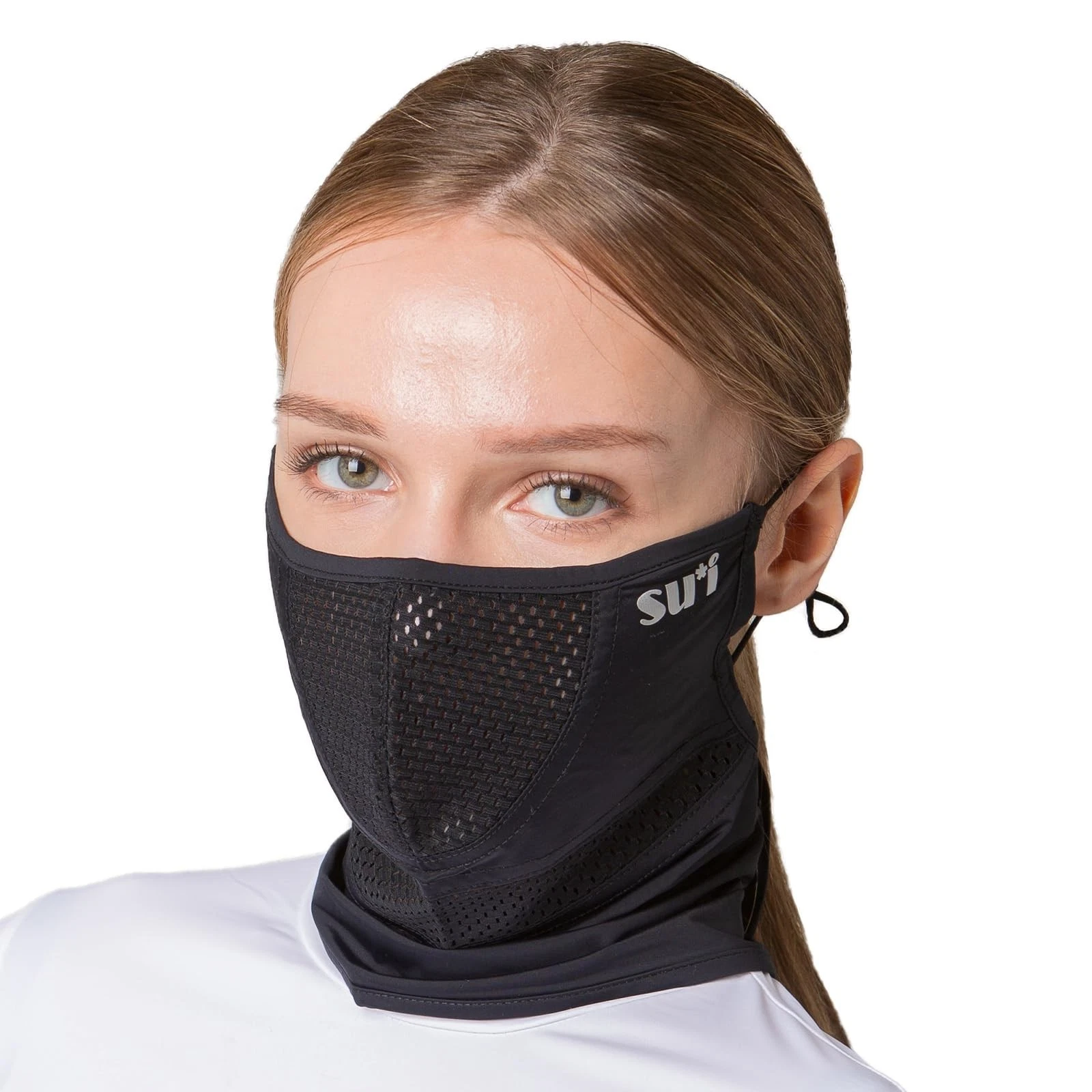 KOREA (Type H) UV Sun Protection Balaclava Half Face Mask - for Hiking, Runni...
