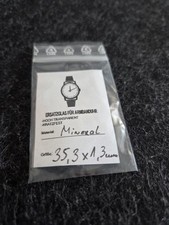 UHRENGLAS Leicht Gewölbt,Größe 35.3x1.3mm