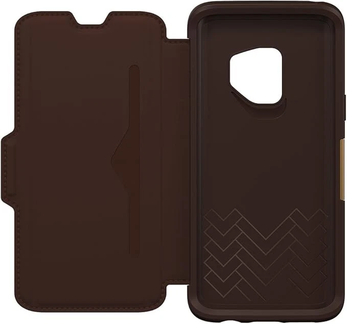 OtterBox for Samsung Galaxy S9 Strada Folio Genuine Leather Cover 77-58220 NEW - Image 3 of 4